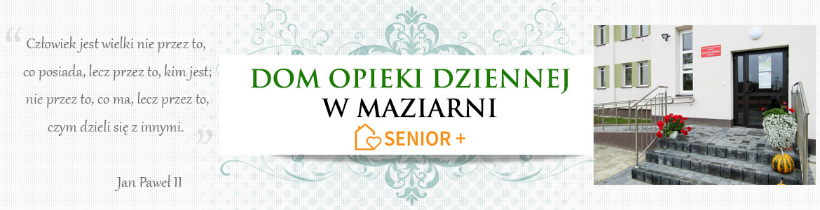 Gminny Ośrodek Pomocy Społecznej - Dom Opieki Dziennej w Maziarni